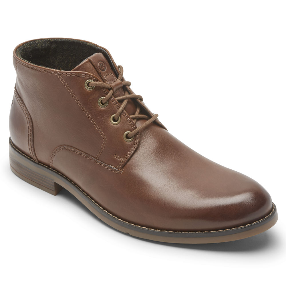 Rockport Boots For Mens Brown - Colden Chukka - ES6572108